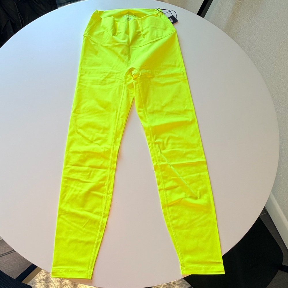 Neon Yellow Leggings NWT